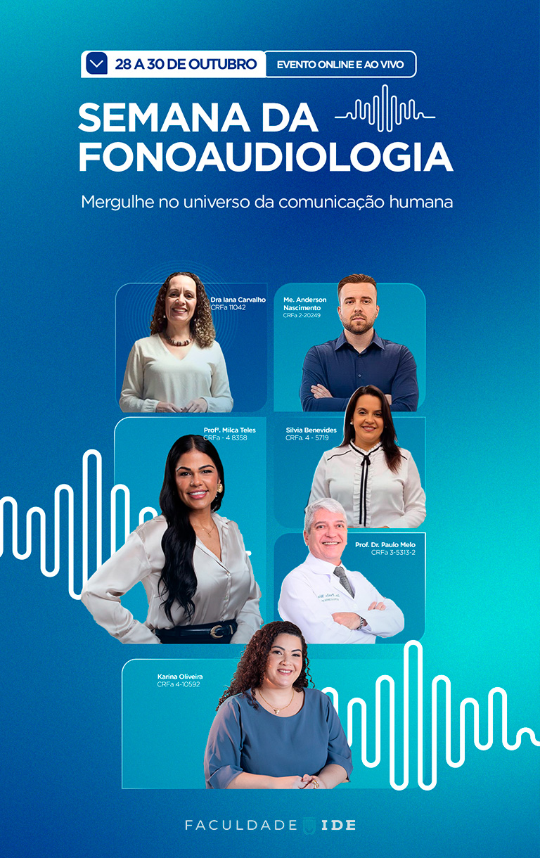 Evento Gratuito online - Semana da Fonoaudiologia