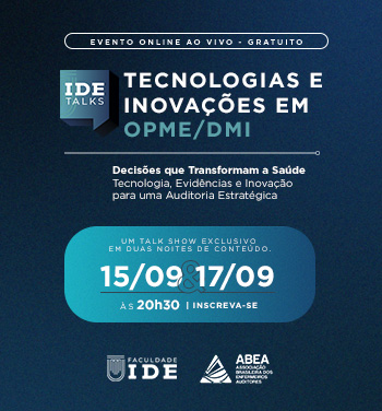 IDE TALKS &ndash; TECNOLOGIAS E INOVA&Ccedil;&Otilde;ES EM OPME/DMI