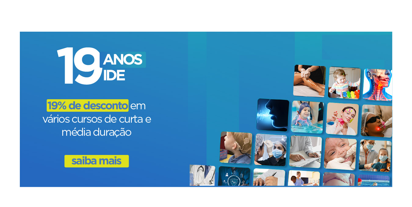 Promoção de aniversário da Faculdade IDE: até 19% de desconto em Cursos de Curta e Média Duração!